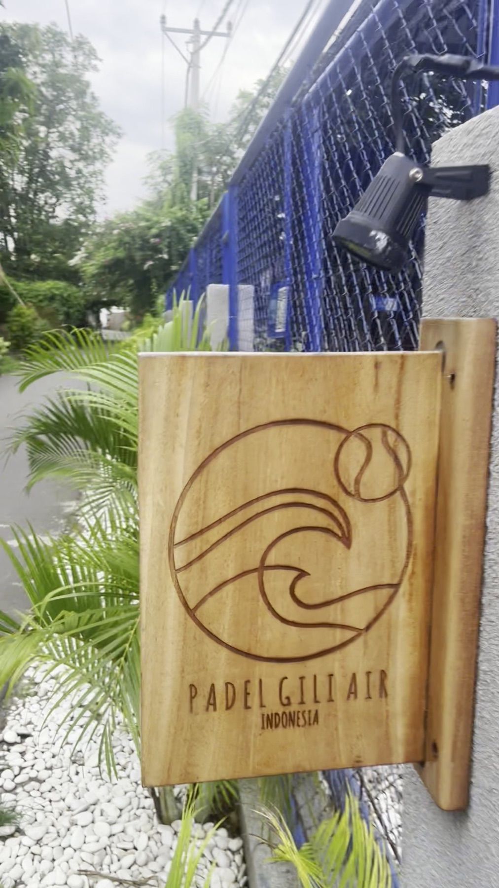 Padel Gili Air, Indonesia — the court off Lombok you book through a WhatsApp group.
